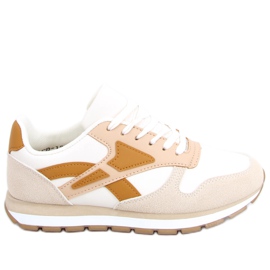 Setto Beige Damen Sportschuhe mehrfarbig