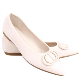 Ballerinas mit mandelförmigen Zehen Arte Beige