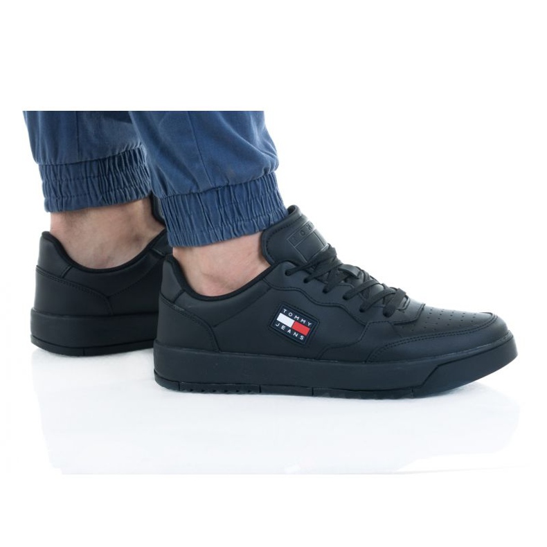 Tommy Hilfiger Bascet Leder M EM0EM00900 schwarz