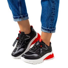 Schwarze Barbo-Sneaker für Damen grau