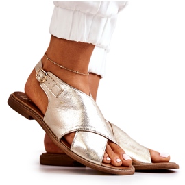 Lewski Shoes Ledersandalen Lewski 3019 Golden