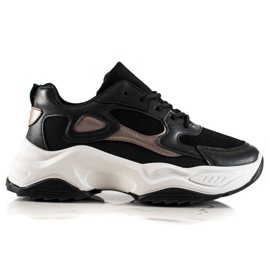 Marquiz Modische Turnschuhe schwarz