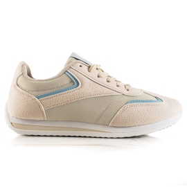 TRENDI Leichte Sportschuhe beige