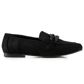 LA.FI Wildleder-Loafer schwarz