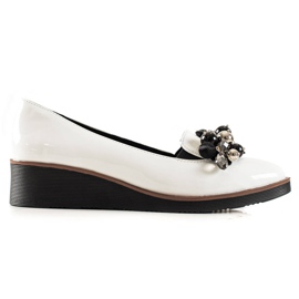 W. Potocki Elegante Keilschuhe weiß