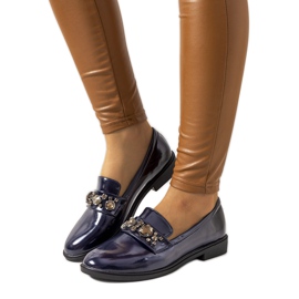 Marineblaue Loafer von Shinn