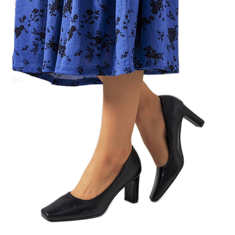 Schwarze Graves-Pumps für Damen