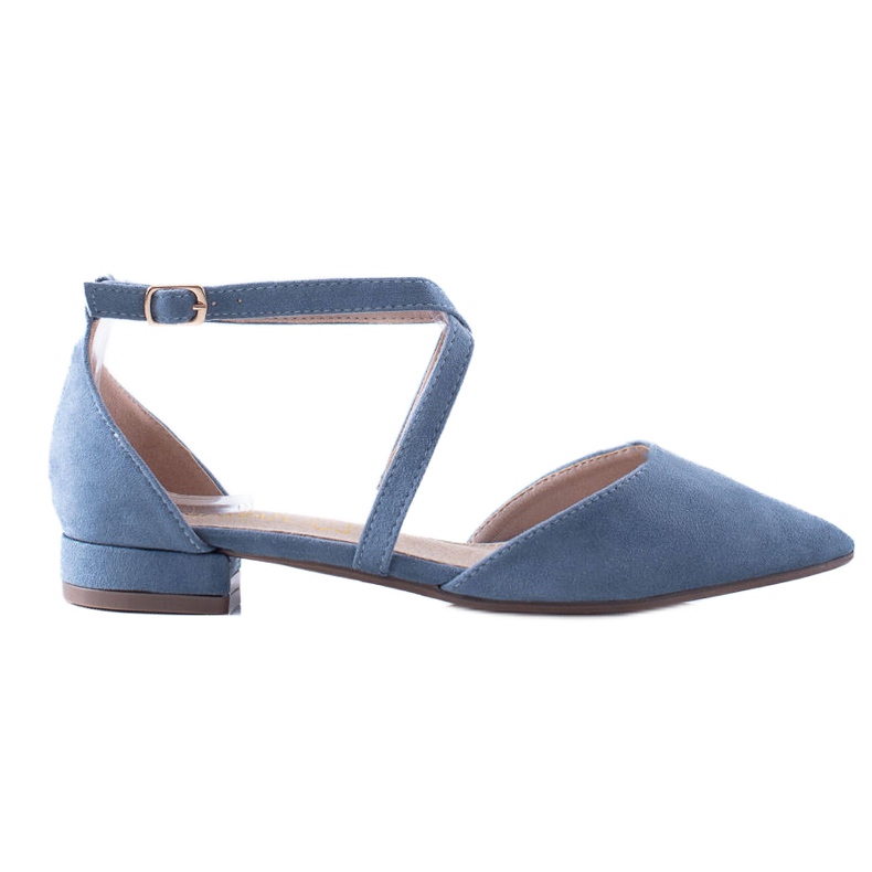 Sabatina Blaue Pumps in Spitz