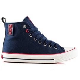 Hohe Turnschuhe Big Star JJ274125 marineblau