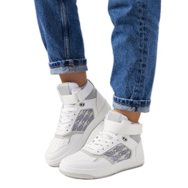 PA1 Weiße Kansas-Turnschuhe für Damen