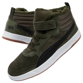Puma Rebound Street Sd Fur Ps 367869 02 Schuhe grün