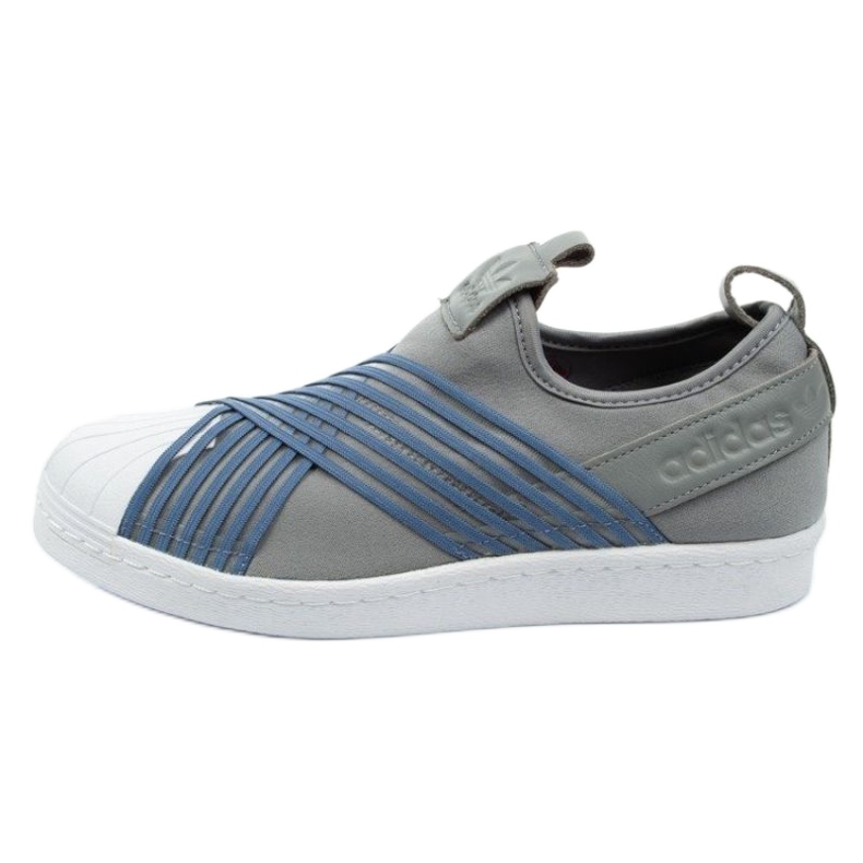 Adidas Superstar Slipon W CG6012 Schuhe blau grau