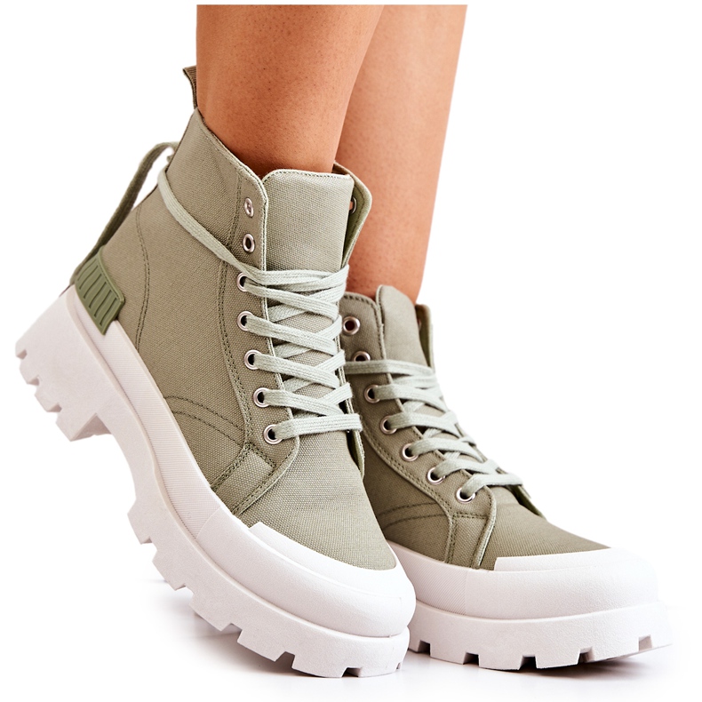 PS1 Treue grüne gebundene Stiefel