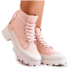PS1 Treue rosa gebundene Stiefel