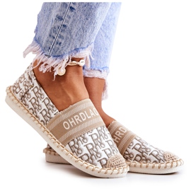 PS1 Klassische Beige Warm Time Espadrilles braun