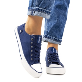 Big Star Marineblaue klassische Turnschuhe DD274335