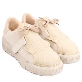 Melbo Beige Damenturnschuhe