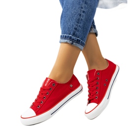 Big Star Rote klassische Turnschuhe DD274339