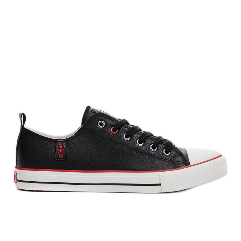 Big Star schwarze Herrenturnschuhe JJ174068