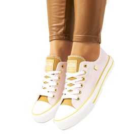 Pink Big Star Damenturnschuhe HH274455 beige