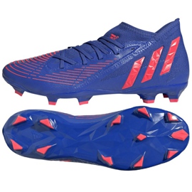Adidas Predator Edge.3 Fg M GW2276 Fußballschuhe blau blau und rot