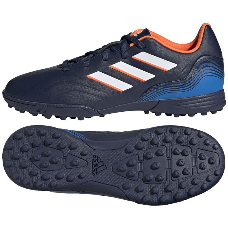 Adidas Copa Sense.3 Tf Jr GW7401 Fußballschuhe mehrfarbig blau und marineblau