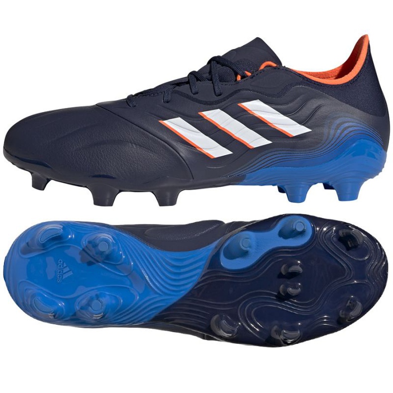 Adidas Copa Sense.2 Fg M GW7388 Fußballschuhe mehrfarbig blau und marineblau