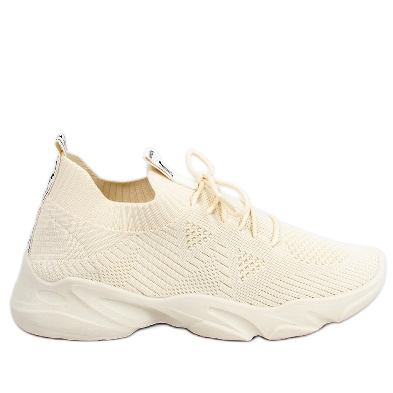 Fresto Beige Sockensportschuhe
