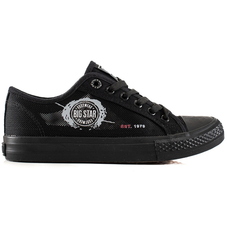 Damen Big Star Turnschuhe JJ274A256 schwarz