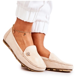 PS1 Loafer aus Wildleder für Damen Beige Madelyn