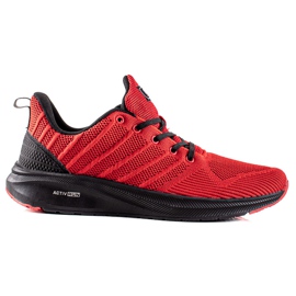 Herren Sportschuhe DK schwarz rot