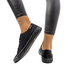 Big Star Schwarze Damenturnschuhe JJ274066