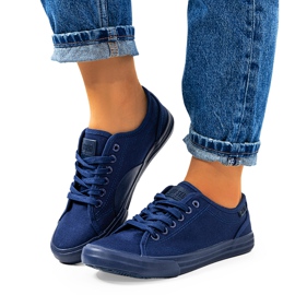 Big Star Marineblaue Damenturnschuhe JJ274067