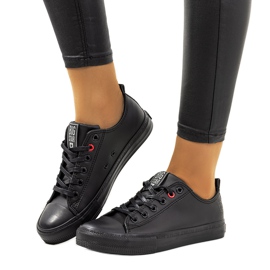 Schwarze Turnschuhe für Damen Big Star JJ274006