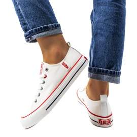 Klassische weiße Turnschuhe Big Star JJ274123