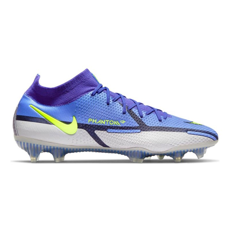 Nike Phantom GT2 Dynamic Fit Elite Fg M CZ9889-570 Fußballschuhe blau / silber blau