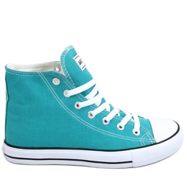 High-Top-Sneaker Ingi Turquise blau