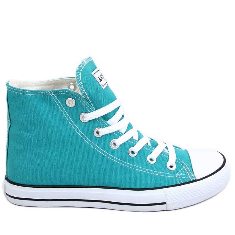 High-Top-Sneaker Ingi Turquise blau