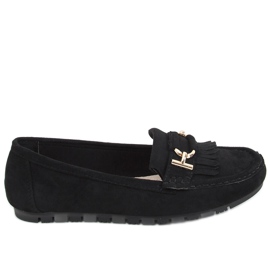 Leif Black Damen-Slipper schwarz