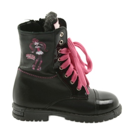 Ren But Stiefel, Kinderschuhe Zarro 38/01 schwarz rosa