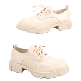 Schuhe mit hohen Sohlen Unna Beige