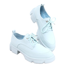 Schuhe mit hohen Sohlen Unna Blau