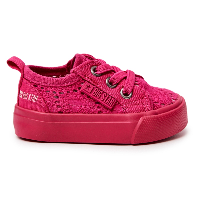 Durchbrochene Turnschuhe Big Star JJ374015 Rosa