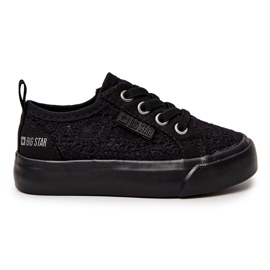 Schwarze Openwork Big Star JJ374133 Turnschuhe