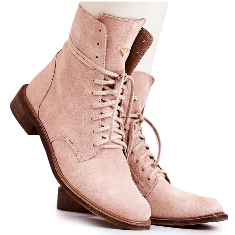 Wildlederstiefel Nicole Pink 2697 rosa