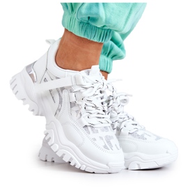 FB2 Turnschuhe auf einer massiven Sohle Weiß Ihr Stil