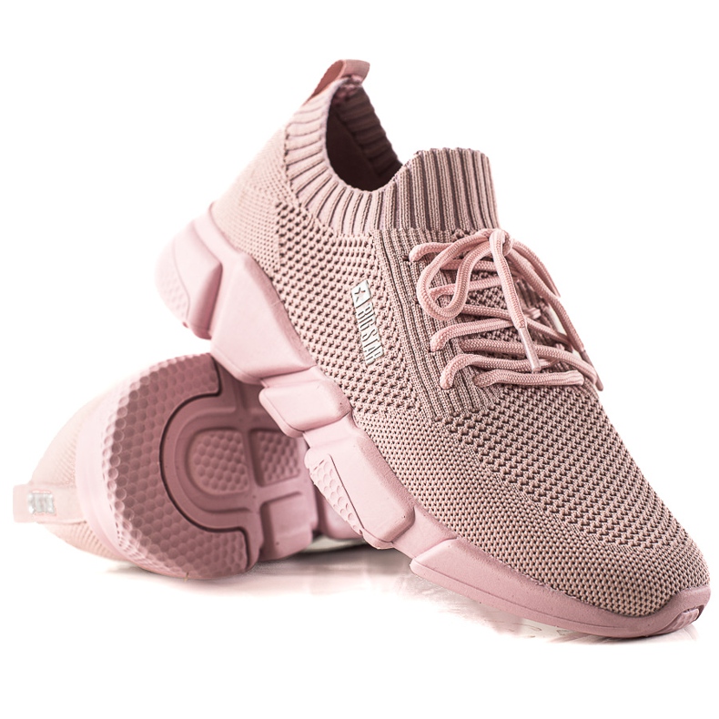 Damen Sneakers Big Star JJ274266 rosa