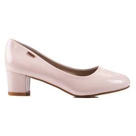 Goodin Elegante Lackpumps beige