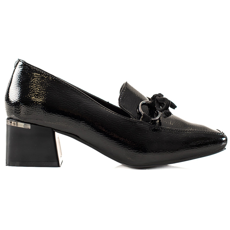 La.Fi Lackierte Halbschuhe am Pfosten schwarz