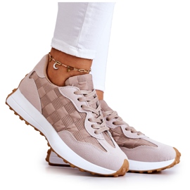Klassische Sportschuhe Beige Patrice gebunden